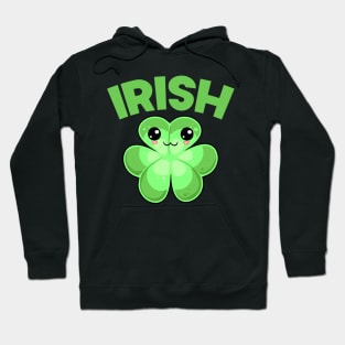 St Patricks Day Irish Kawaii Cute Clover Hoodie